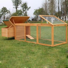 Factory Wholesale Wooden Chicken Cage Large Size Pet Hen House Cage www.petgoodsfactory.com