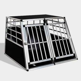 Aluminum Large Double Door Dog cage 65a 06-0773 www.petgoodsfactory.com