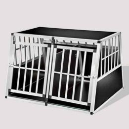 Large Double Door Dog cage With Separate board 06-0778 www.petgoodsfactory.com