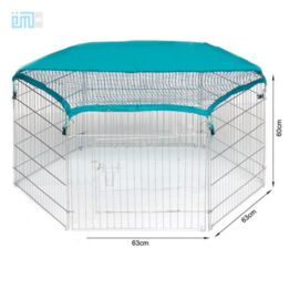 Large Playpen Large Size Folding Removable Stainless Steel Dog Cage Kennel 06-0112 www.petgoodsfactory.com