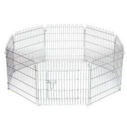 Wire Pet Playpen 8 panels size 63x 60cm Extra Large Pet Dog Playpen 06-0113 www.petgoodsfactory.com