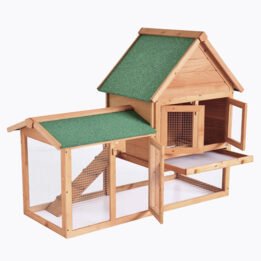 Big Wooden Rabbit House Hutch Cage Sale For Pets 06-0034 www.petgoodsfactory.com