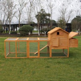Chinese Mobile Chicken Coop Wooden Cages Large Hen Pet House www.petgoodsfactory.com