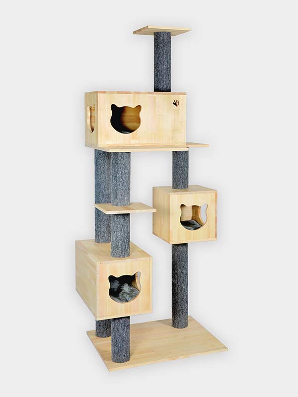 OEM Multi-Layer wooden Cat Climbing Trees 06-0202