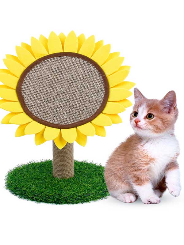 Sunflower-Cat-Scratching-Post-Tree-Cat-Tree-06-1266