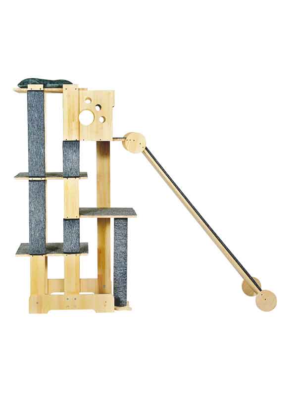 Big Wood Cat Tree wooden Pet Cat Furniture 06-0191