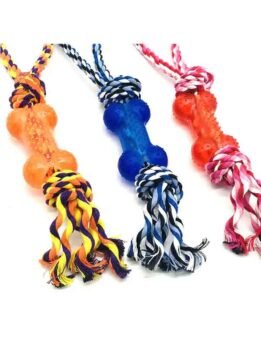 Wholesale Pet Accessories Pet Cotton Rope Toys Handheld Bone