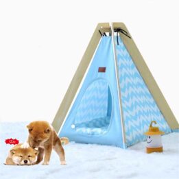 Animal Dog House Tent: OEM 100%Cotton Canvas Dog Cat Portable Washable Waterproof Small 06-0953 www.petgoodsfactory.com