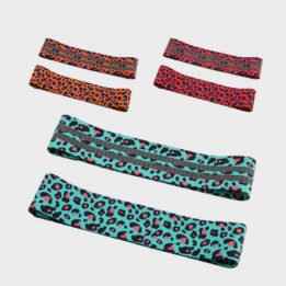 Custom New Product Leopard Squat With Non-slip Latex Fabric Resistance Bands www.petgoodsfactory.com