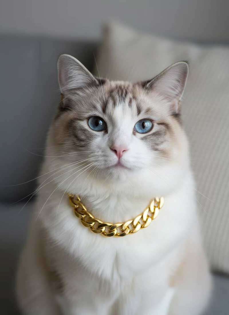 Factory Wholesale Dog Necklace Collars Gold Chain