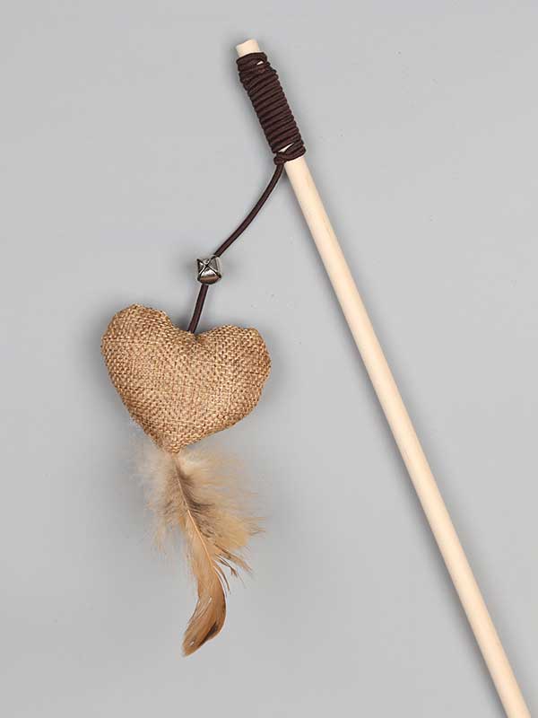Funny Cat Stick Set Interactive Feather Cloth Rat Puzzle Rope Funny Cat Toy-06-1417