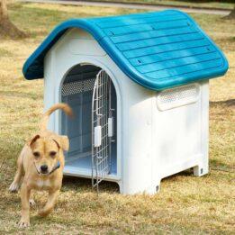 Winter Warm Removable and Washable perreras para perros Pet Kennel Plastic Kennel Outdoor Rainproof Dog Cage www.petgoodsfactory.com