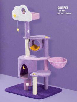 Fabricação de estrutura de escalada para gatos série fantasia OEM paraíso para gatos 105-226 www.petgoodsfactory.com