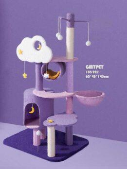 Wholesale moonlight cat tree climbing frame cat house paradise 105-227