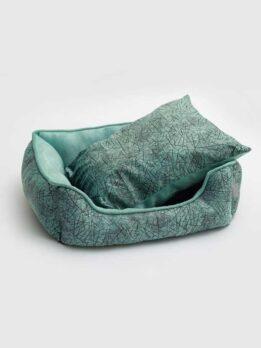 Soft and comfortable printed pet nest can be disassembled and washed106-33024 www.petgoodsfactory.com