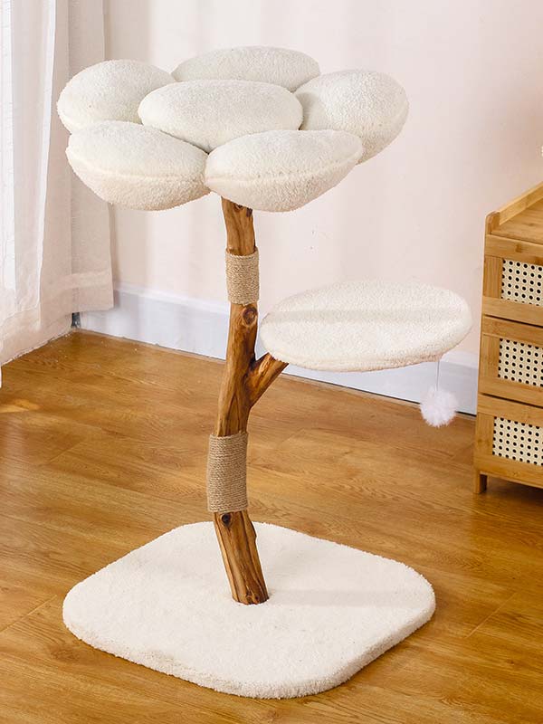 OEM natural trunk cat scratching post sisal wool cat tree 105-44023