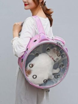 PU Transparent pet bag Cat bag backpack 103-45091