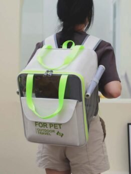 Oxford Transparent Pet Bag Cat bag Backpack 103-45093 www.petgoodsfactory.com