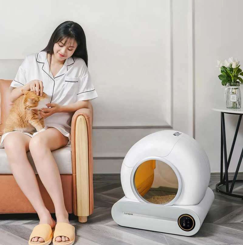 Wholesale APP Control Intelligent Smart Self Cleaning Litter Box for Cats Automatic Cat Toilet Litter Box 116-5903 Pet Products Factory, OEM Manufacturer, Supplier, Agent www.petgoodsfactory.com Smart Cat litter box, Cat Litter Box, Cat Litter Box & Accessories, Cat Litter Box And Accessories