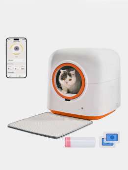 New Fashion Design Low Noise App Control Intelligent Electric Self Cleaning Smart Automatic Cat Litter Box 116-5906 Pet Products Factory, OEM Manufacturer, Supplier, Agent www.petgoodsfactory.com Smart Cat litter box, Cat Litter Box, Cat Litter Box & Accessories, Cat Litter Box And Accessories