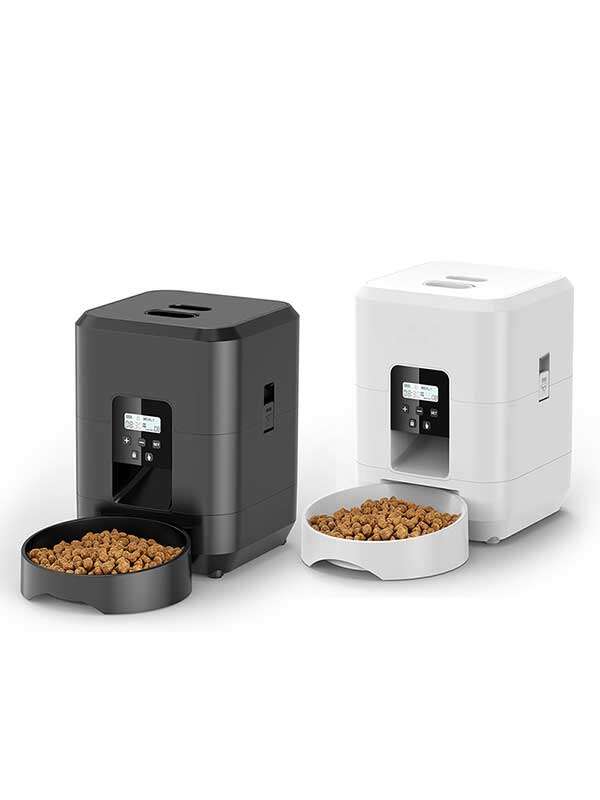 Wholesale OEM 2L White Pet Cat Dog Smart Feeder Product direct Pet products factory Manufacturer and Supplier Agent 131-23508 Pet Products Factory, OEM Manufacturer, Supplier, Agent www.petgoodsfactory.com Wholeasle Amazon food feeder double meal feeder pet smart feeder