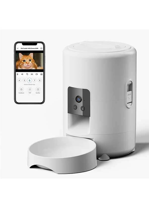 wholesale 2L Small Round Pet Smart Feeder Direct Pet products factory Manufacturer and Supplier Agent 131-23509 Pet Products Factory, OEM Manufacturer, Supplier, Agent www.petgoodsfactory.com Wholeasle Amazon food feeder double meal feeder pet smart feeder