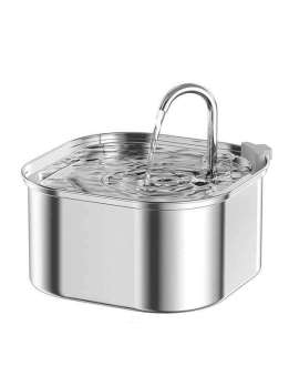 Wholesale 3.2L Stainless Steel Pet Water Dispenser Cat Water Feeder Dog Water Dispenser 120-3321 Pet Products Factory, OEM Manufacturer, Supplier, Agent www.petgoodsfactory.com OEM ODM Wholesale stainless steel pet cat dog water dispenser Fountain
