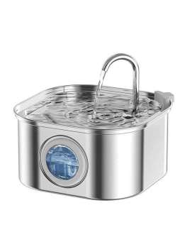 Wholesale 3.2L Stainless Steel Pet Water Dispenser Cat Water Feeder Dog Water Dispenser 120-3322 Pet Products Factory, OEM Manufacturer, Supplier, Agent www.petgoodsfactory.com OEM ODM Wholesale stainless steel pet cat dog water dispenser Fountain
