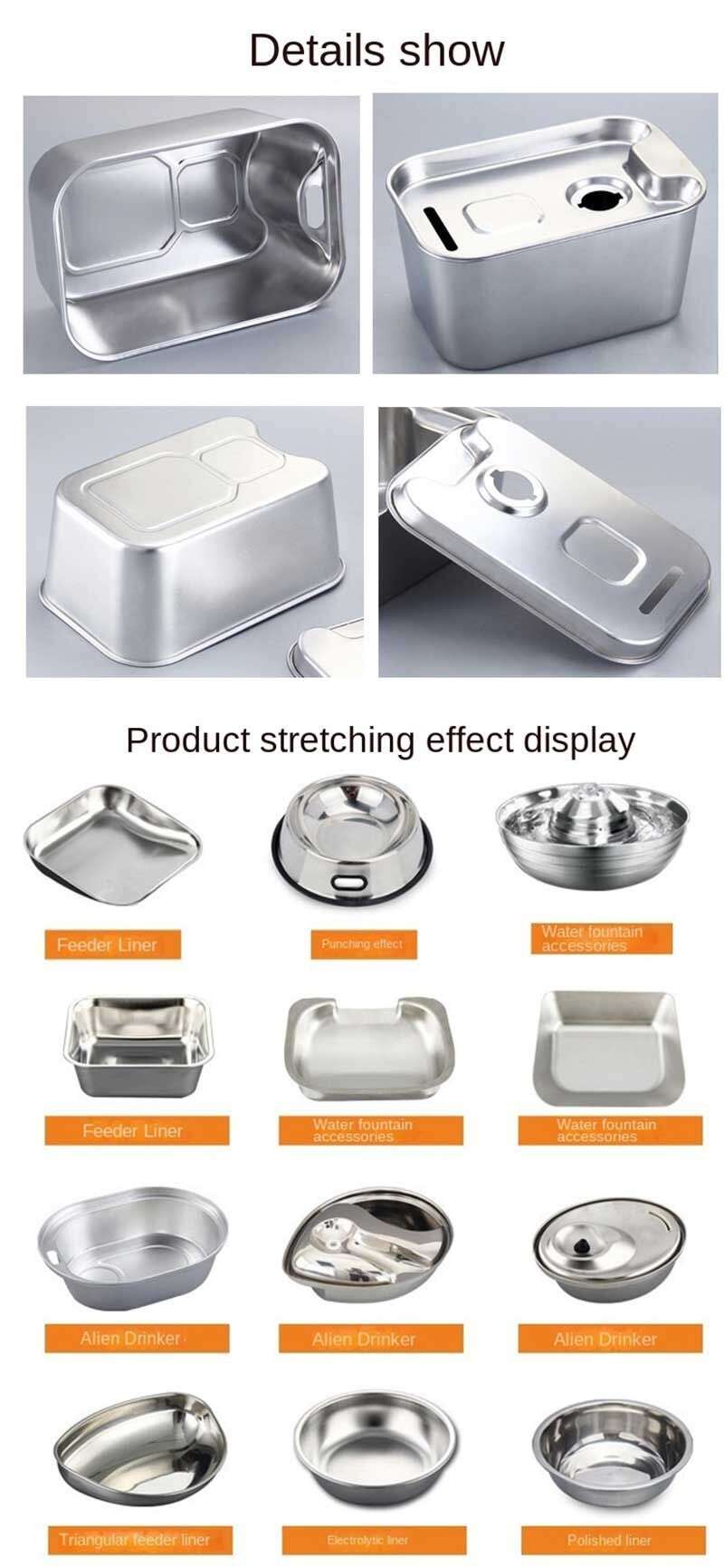 OEM ODM Wholesale stainless steel pet cat dog water dispenser Fountain